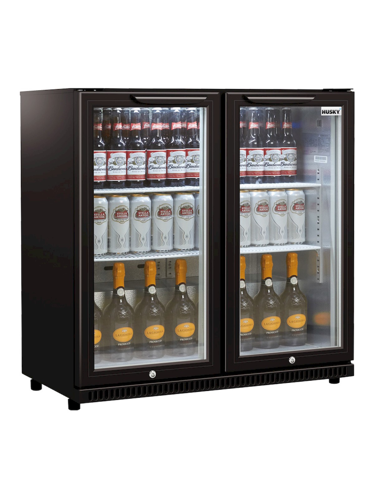 husky prosecco fridge