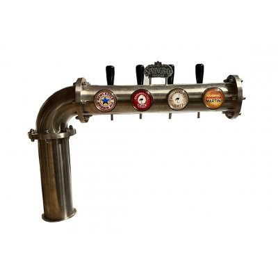 Occasion - Tapzuil Antiqua 4 kraans 69 mm taplenzen