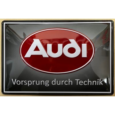 Audi Vorsprung durch technik reclamebord