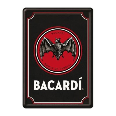 Bacardi - Logo Black 40x60 cm reclamebord