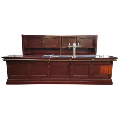Te huur: Grote mobiele bruine café-bar