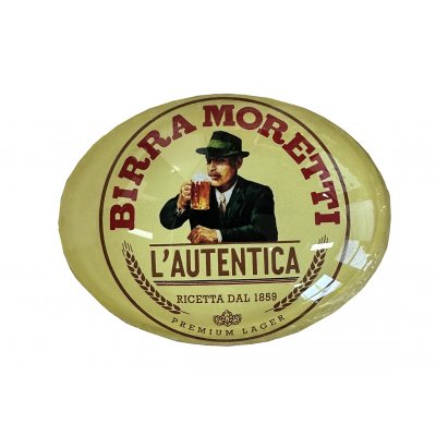 Ovale taplens Birra Moretti 