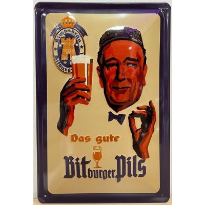 Bitburger reclamebord