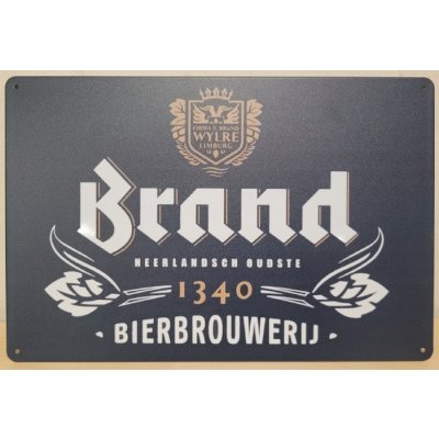 Brand bier reclamebord