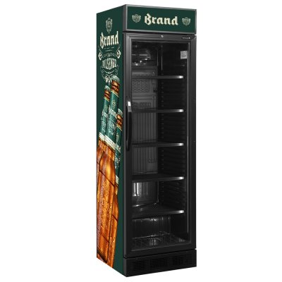 Brand glasdeurkoelkast 345 liter