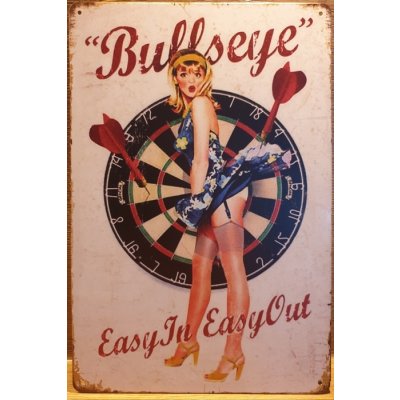 Bullseye darts reclamebord 