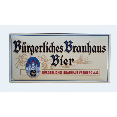 Bürgerliches Brauhaus reclamebord