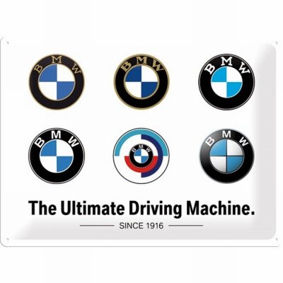 BMW The ultimate driving machine reclamebord