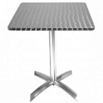 RVS vierkante tafel opklapbaar CG838