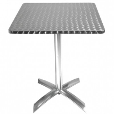 RVS vierkante tafel opklapbaar CG838