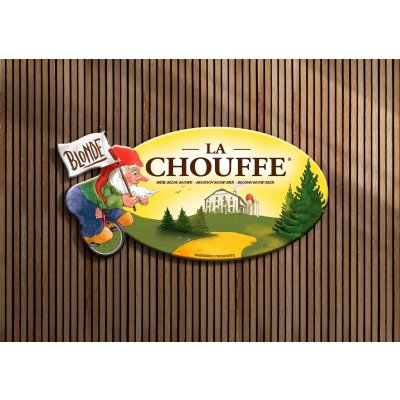 Reclamebord La Chouffe Blonde