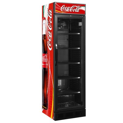 Showroommodel: Coca Cola glasdeurkoelkast 345 liter