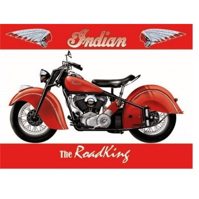 Indian the Roadking reclamebord