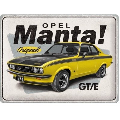 Opel Manta reclamebord