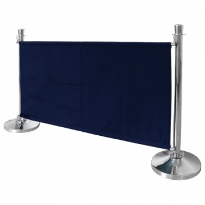 Canvas afzetdoek blauw