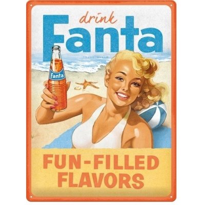 Drink fanta fun-filled flavors reclamebord
