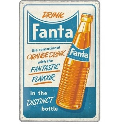 Drink fanta reclamebord