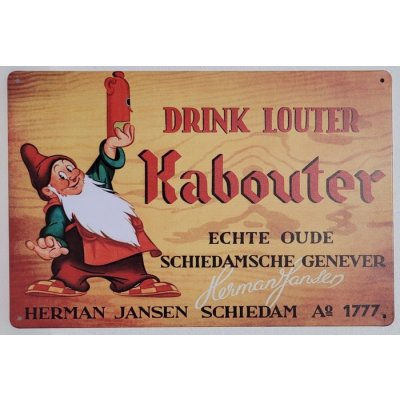 Drink louter kabouter reclamebord