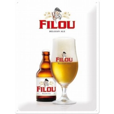 Filou belgische bier reclamebord