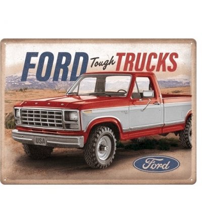 Ford tough truck reclamebord