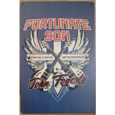 Fortunate son reclamebord