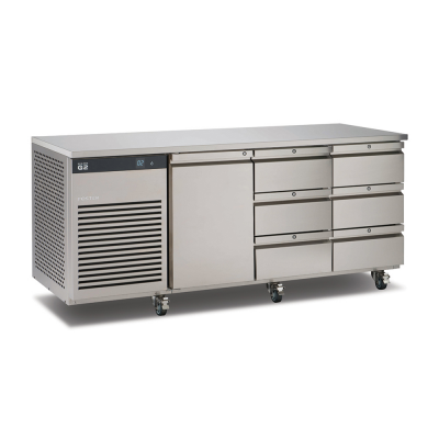 Foster EcoPro G2 koelwerkbank met 1 deur en 6 lades