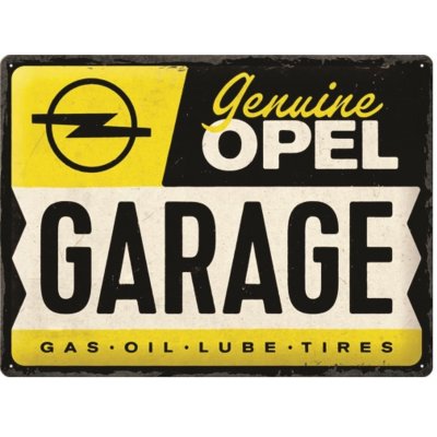 Genuine opel garage reclamebord