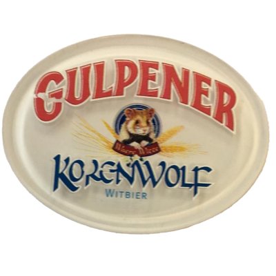 Occasion - Ovale taplens Gulpener korenwolf plat 