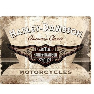 Harley-davidson reclamebord american classic
