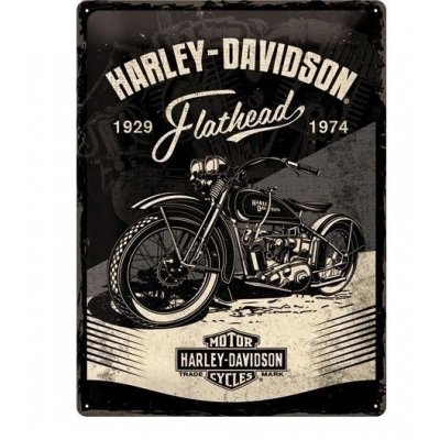 Harley-davidson reclamebord Flathead