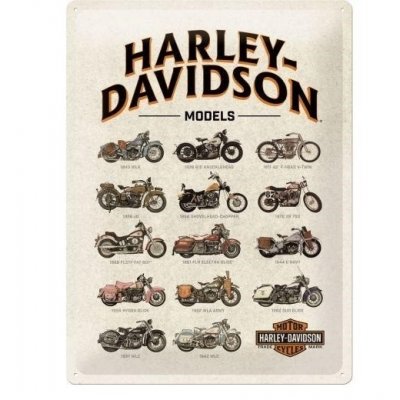Harley-davidson reclamebord models
