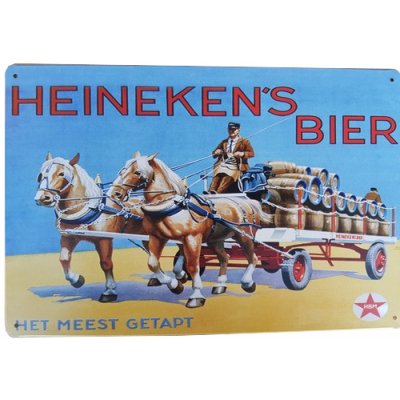 Heineken's bier het meest getapt reclamebord