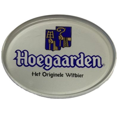 Occasion - Ovale taplens Hoegaarden orginele witbier plat