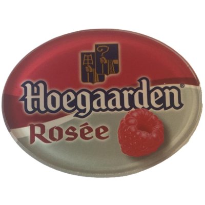 Occasion - Ovale taplens Hoegaarden Rosée plat