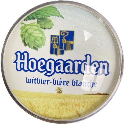 Ronde taplens Hoegaarden witbier bol 69 mmø