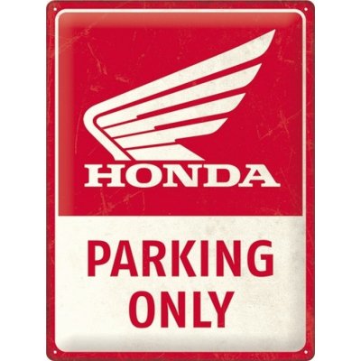 Honda parking only reclamebord