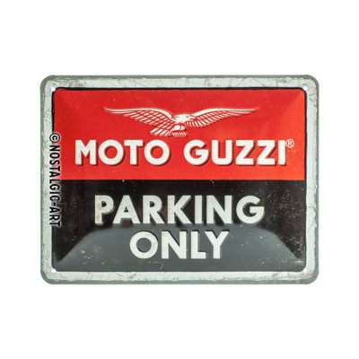 Moto Guzzi reclamebord 20x15 cm 