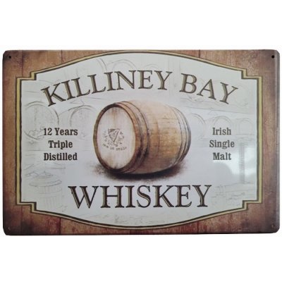 Killiney Bay Whiskey reclamebord