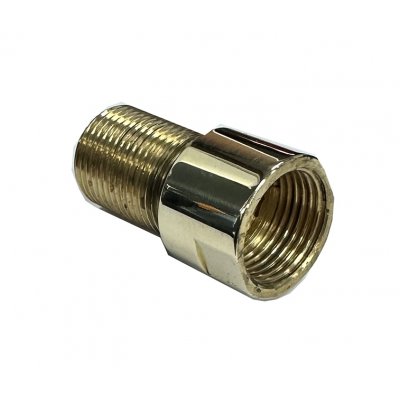 Kraanverlenger messing 5/8 draad 30mm draad