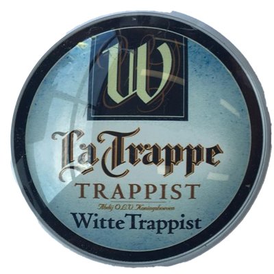 Occasion - Ronde taplens La Trappe witte trappist bol 69 mmø 