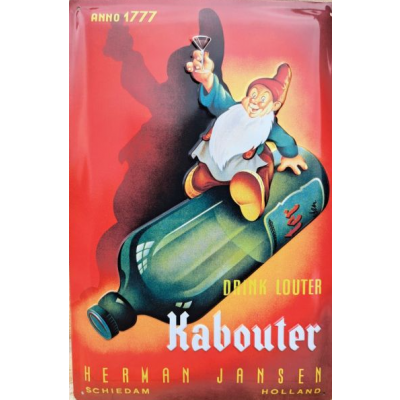 Drink Louter Kabouter reclamebord