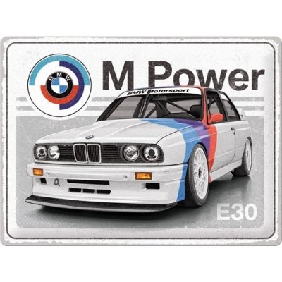BMW E30 M power reclamebord