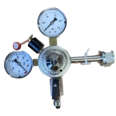 Manometer 1 kraans 0-1,5 bar 