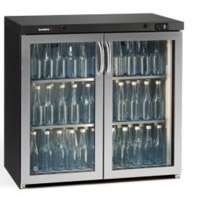 Maxiglass flessenkoeling 250L 84/85 cm- chroomstaal