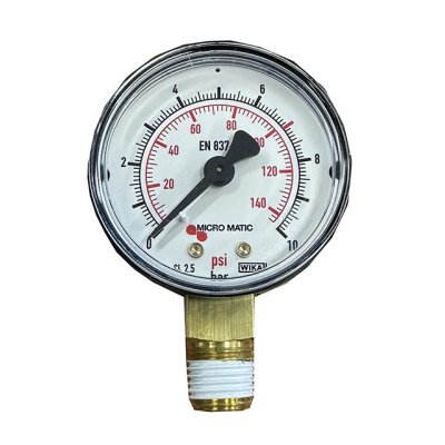 Micro matic drukmeter 0-7 bar 