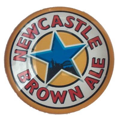 Occasion - Ronde taplens Newcastle brown ale bol 69 mmø 