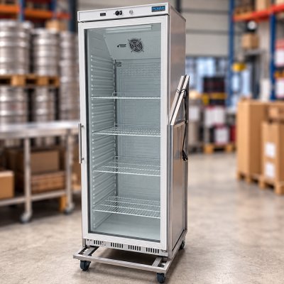 Occasion: Evenementen koelkast in RVS frame