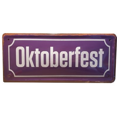 Oktoberfest reclamebord 