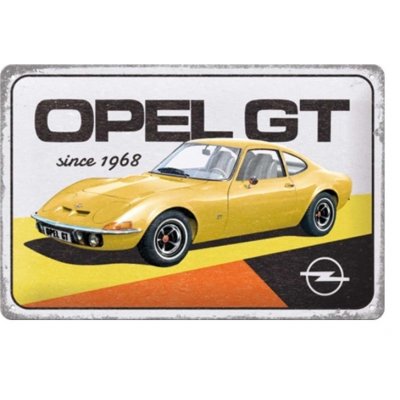 Opel GT reclamebord