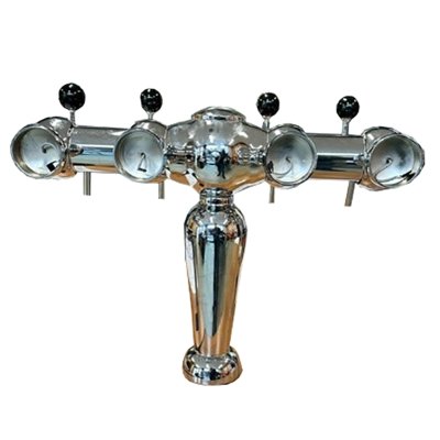 Occasion - Tapzuil parisienne 4 kraans chroom 